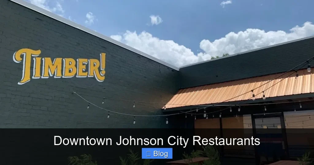 Downtown Johnson City Restaurants