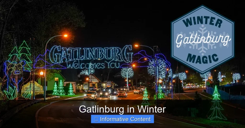 Gatlinburg in Winter