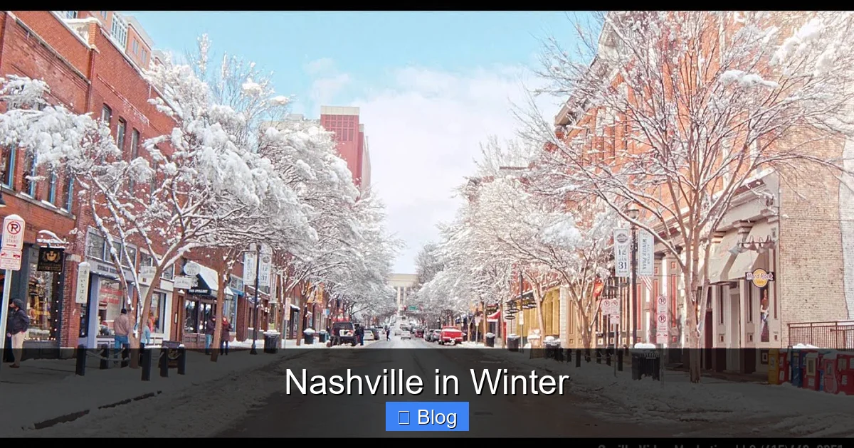 Nashville in Winter