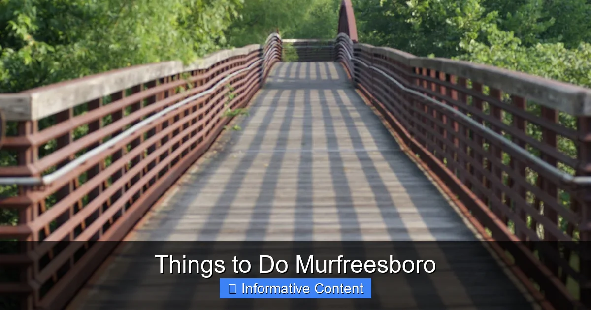 Things to Do Murfreesboro