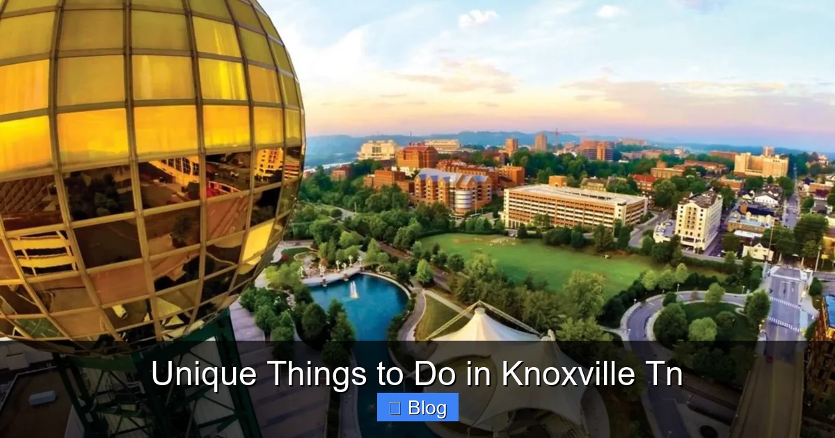 Unique Things to Do in Knoxville Tn